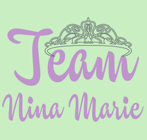 Team Nina Marie shirt design - zoomed
