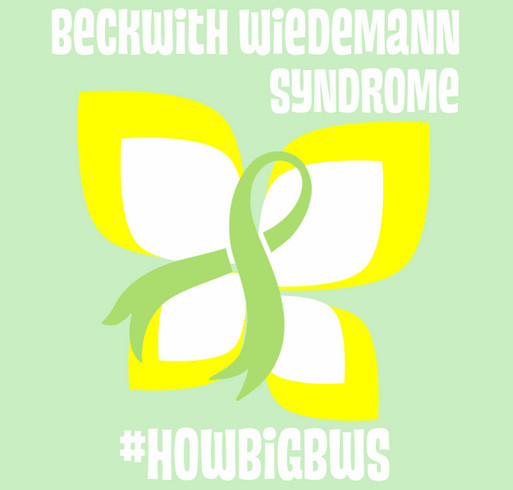 Beckwith-Wiedemann Syndrome Awareness shirt design - zoomed