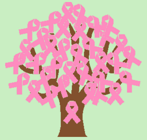 Gina's fight against Breast Cancer shirt design - zoomed