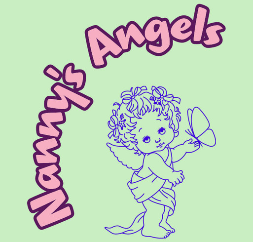Nanny's Angels shirt design - zoomed