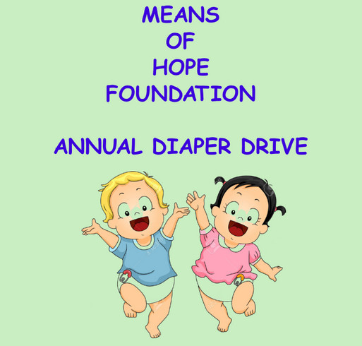 Means Of Hope Annual Diaper Drive shirt design - zoomed