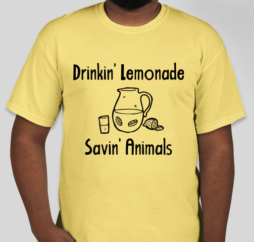 Cups For Pups Lemonade Stand T-Shirt Fundraiser - unisex shirt design - front