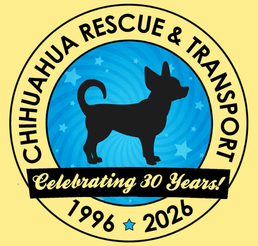 Celebrating 30 Years of Rescue shirt design - zoomed