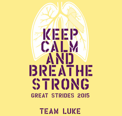 Great Strides shirt design - zoomed