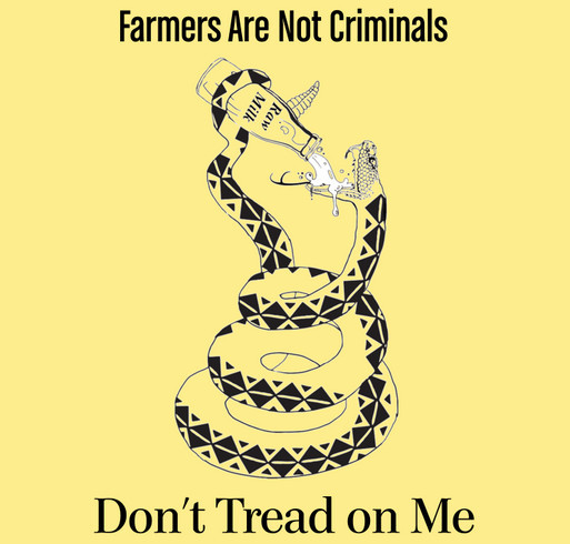 Support Raw Milk Freedom in West Virginia shirt design - zoomed
