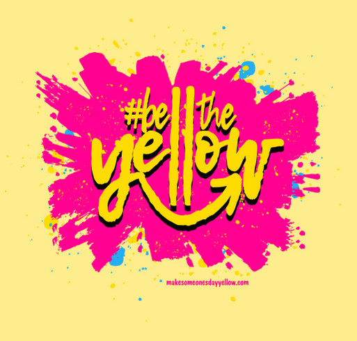 Be The Yellow shirt design - zoomed