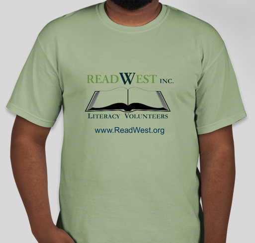 ReadWest Adult Literacy Fundraiser - unisex shirt design - front