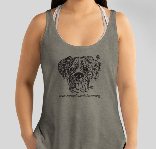 HOT Summer Boxer Design Women's Tank Sale! Fundraiser - unisex shirt design - front