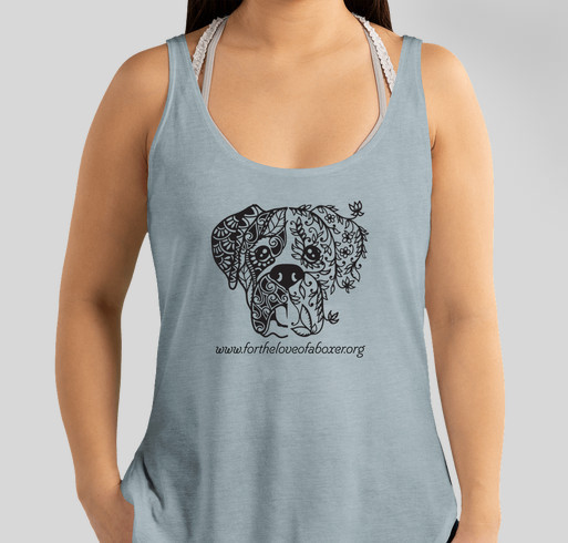 HOT Summer Boxer Design Women's Tank Sale! Fundraiser - unisex shirt design - front