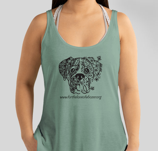 HOT Summer Boxer Design Women's Tank Sale! Fundraiser - unisex shirt design - front