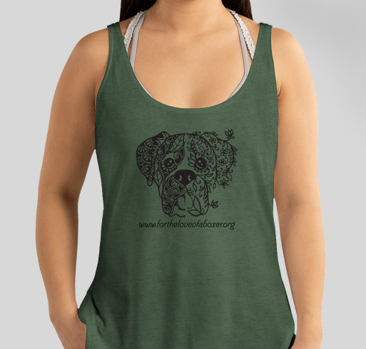 HOT Summer Boxer Design Women's Tank Sale! Fundraiser - unisex shirt design - front