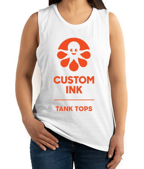 Next Level Women's Festival Fitted Muscle Tank - White