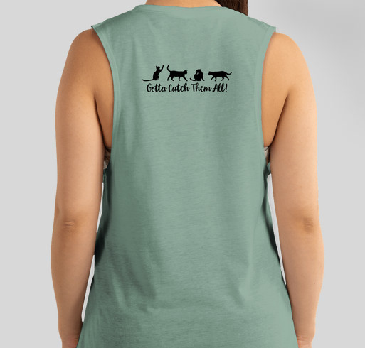 Feral Cat Project Tank Tops Fundraiser - unisex shirt design - back