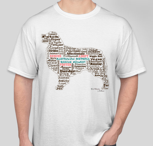 ASRM Aussie Werd Fundraiser - unisex shirt design - front