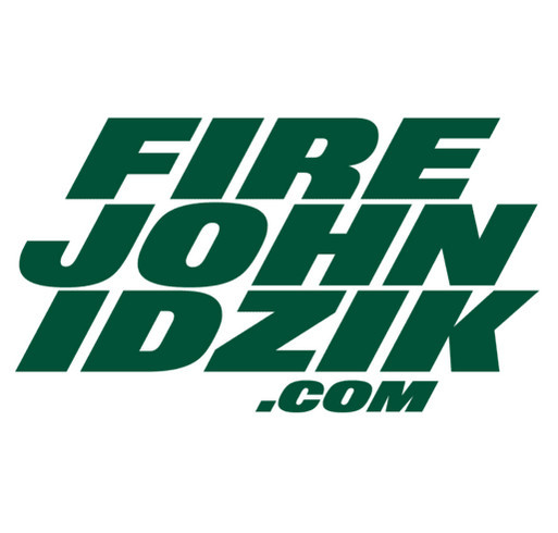 Fire John Idzik shirt design - zoomed