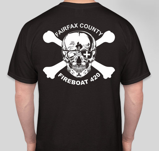 Fire Boat 420 shirts for all that ask Fundraiser - unisex shirt design - back