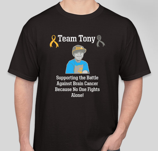 TEAM TONY Fundraiser - unisex shirt design - front
