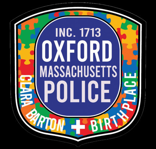 Oxford Police Officers Association Autism Awareness 2026 shirt design - zoomed