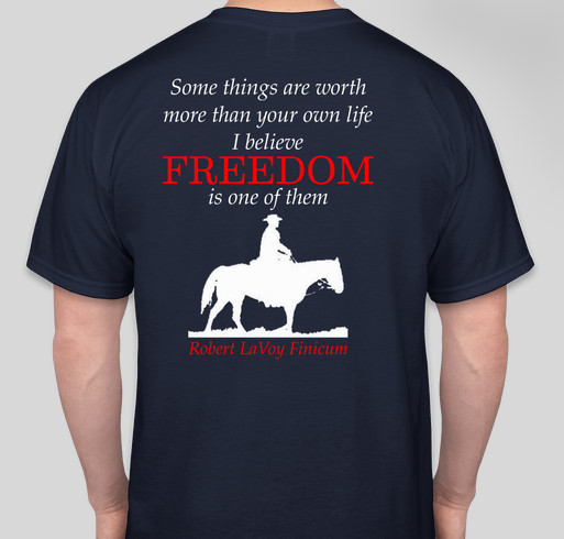 LaVoy Finicum's Stand For Freedom Custom Ink Fundraising