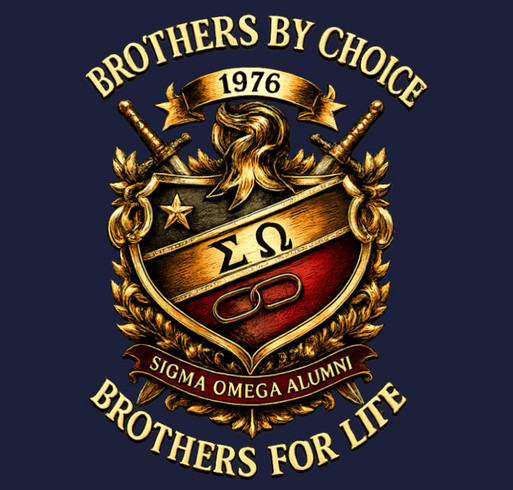 Sigma Omega Alumni Association Merchandise shirt design - zoomed