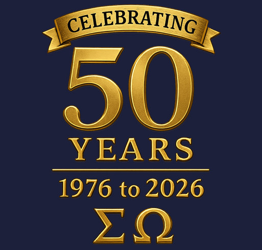 Sigma Omega Alumni Association Merchandise shirt design - zoomed