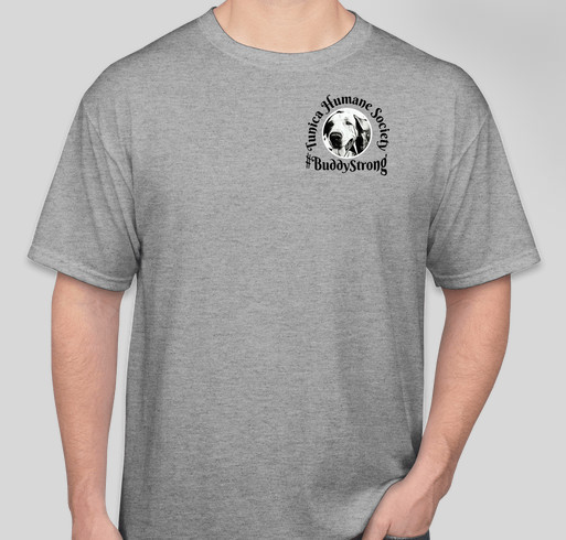 #BuddyStrong Fundraiser - unisex shirt design - front