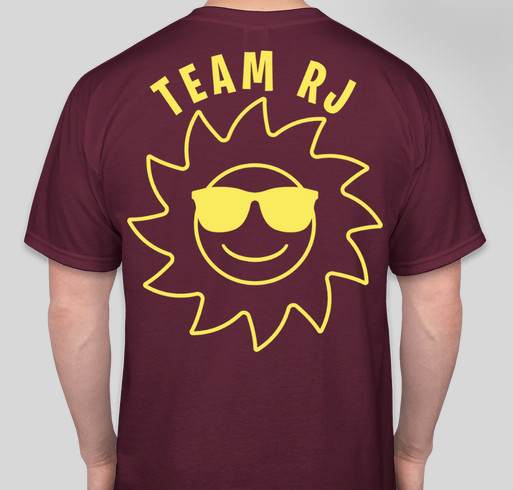 Team RJ Fundraiser - unisex shirt design - back