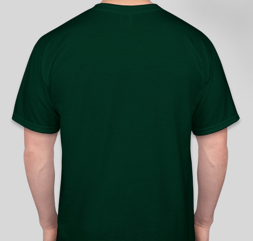 Col. Potter Cairn Rescue Heart Campaign Green Tee Fundraiser - unisex shirt design - back