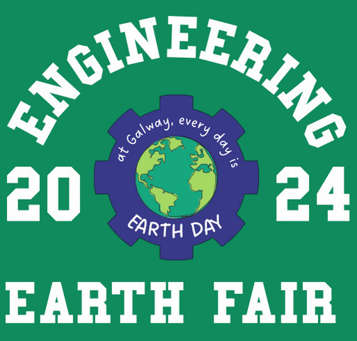 Galway Engineering Earth Fair shirt design - zoomed