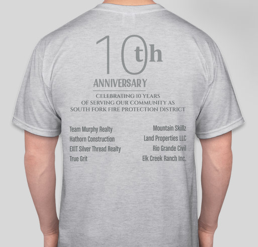 South Fork Fire Rescue 2023 Fish Fry Fundraiser - unisex shirt design - back