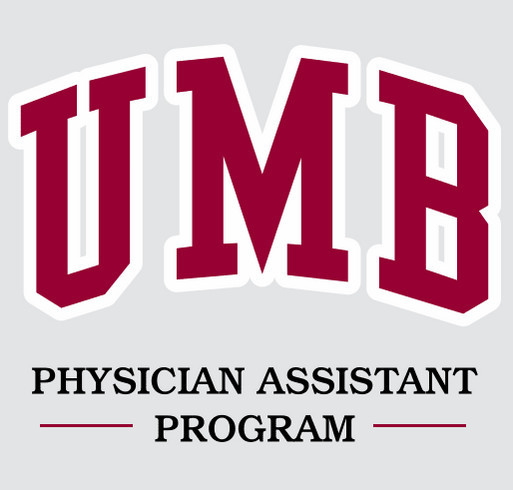 UMB PA Program C/O 2027 Merchandise Fundraiser shirt design - zoomed