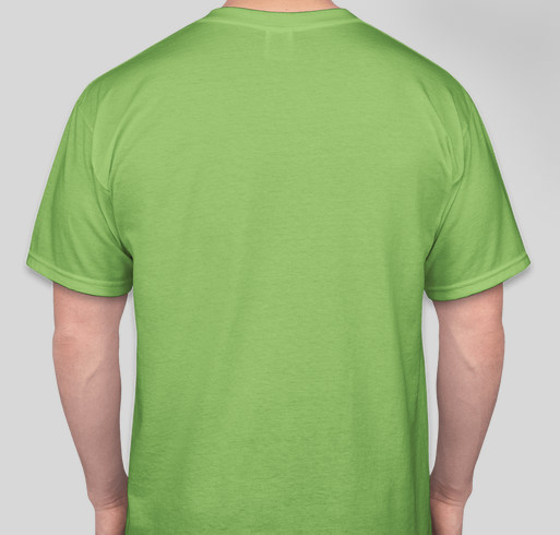 First Annual "Green Out" Hockey Game for pediatric cancer awareness Fundraiser - unisex shirt design - back
