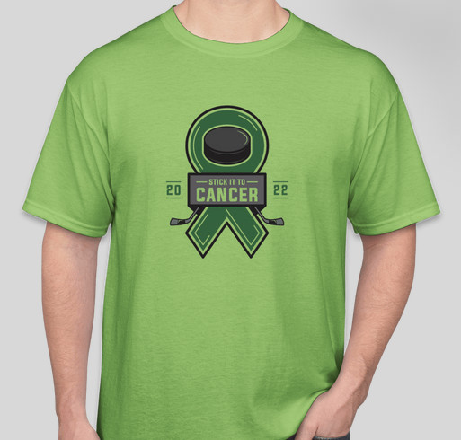 First Annual "Green Out" Hockey Game for pediatric cancer awareness Fundraiser - unisex shirt design - front