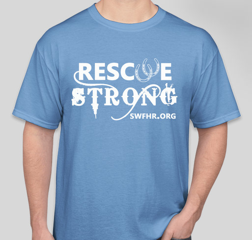 Rescue Strong - T-shirt (Dark Series) - SWFHR 004.a Fundraiser - unisex shirt design - front