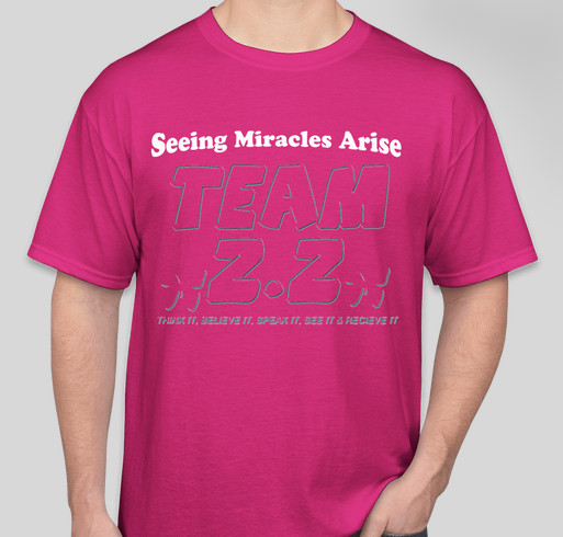 Team ZZ Seeing Miracles Arise Fundraiser - unisex shirt design - front