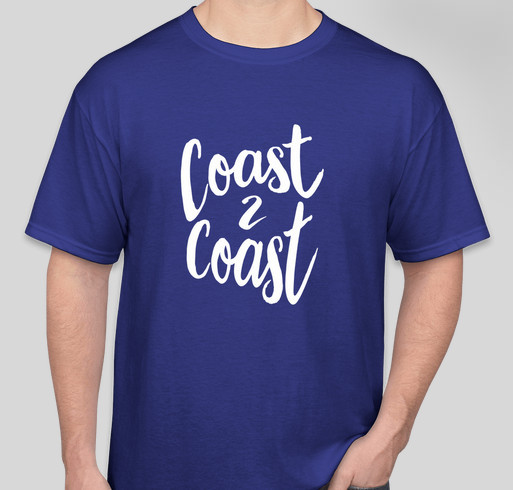 4K Coast to Coast Fundraiser - unisex shirt design - front