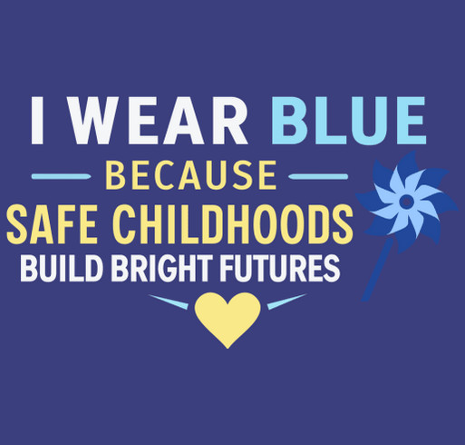 Prevent Child Abuse Illinois - Wear Blue Day Shirts shirt design - zoomed