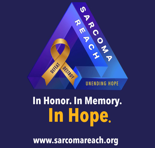 Sarcoma REACH Shines a Light of Hope shirt design - zoomed
