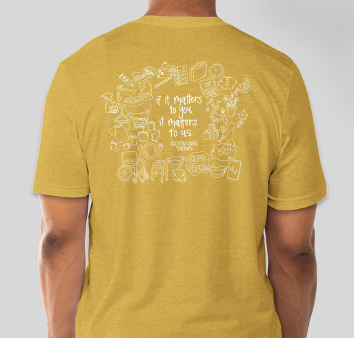 Student Occupational Therapy Association Fundraiser Fundraiser - unisex shirt design - back