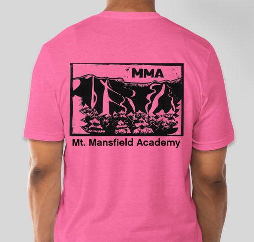 Spring at Mt. Mansfield Academy Fundraiser - unisex shirt design - back