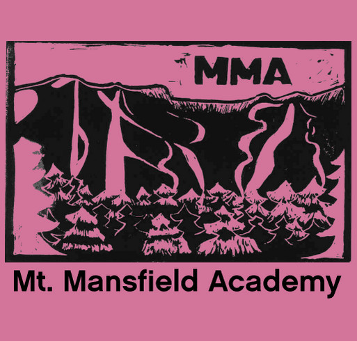 Spring at Mt. Mansfield Academy shirt design - zoomed
