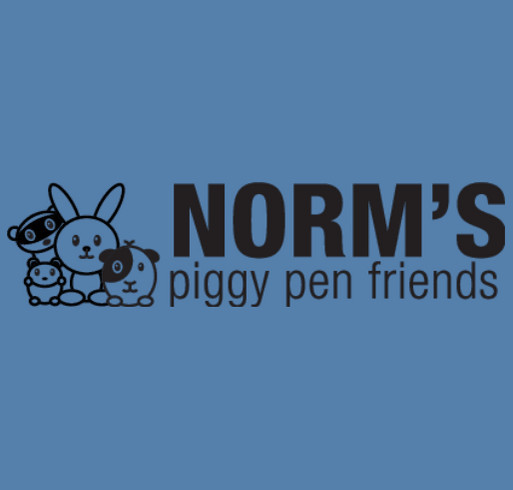 Help Launch Norm's Piggy Pen Friends shirt design - zoomed