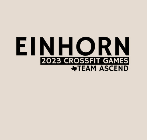 Team Einhorn CrossFit Ascend 2023 CrossFit Games shirt design - zoomed