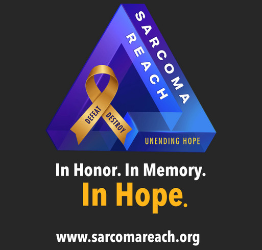 Sarcoma REACH Shines a Light of Hope shirt design - zoomed
