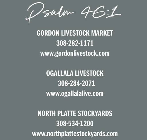 Sandhills Strong shirt design - zoomed