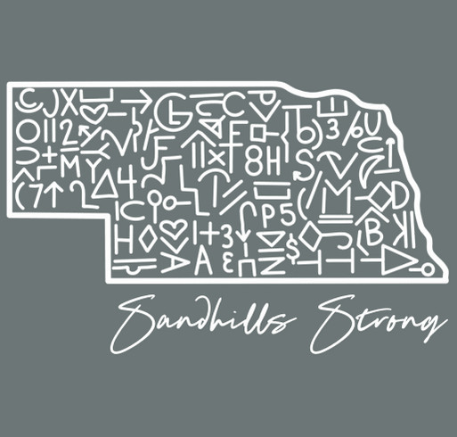Sandhills Strong shirt design - zoomed