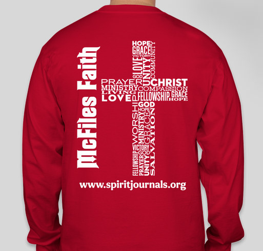 The Holy Ghost Anoints The Cross Fundraiser - unisex shirt design - back