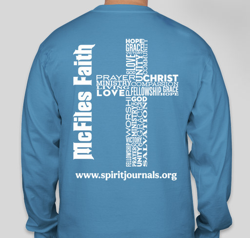 The Holy Ghost Anoints The Cross Fundraiser - unisex shirt design - back