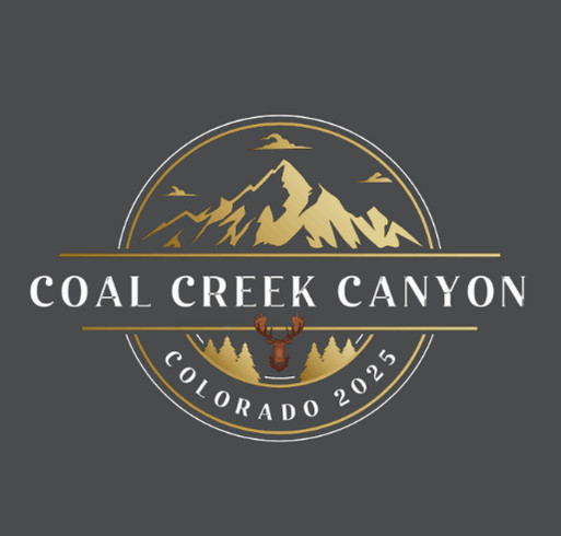 2025 Coal Creek Canyon - Limited Edition T-shirt Fundraiser shirt design - zoomed