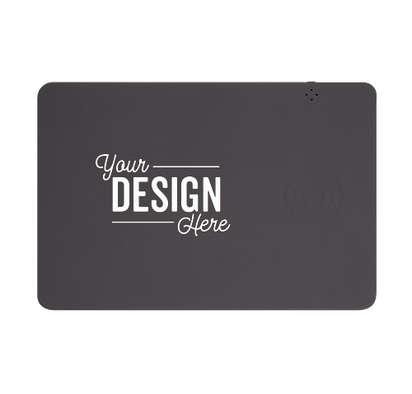 Full Color Qi Wireless Charging Mouse Pad Large - Gray